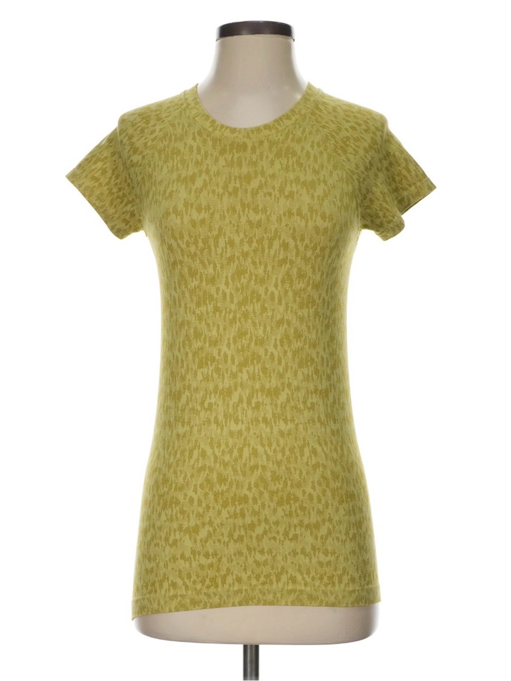 Athleta Yellow Short Sleeve Knit Top XXS